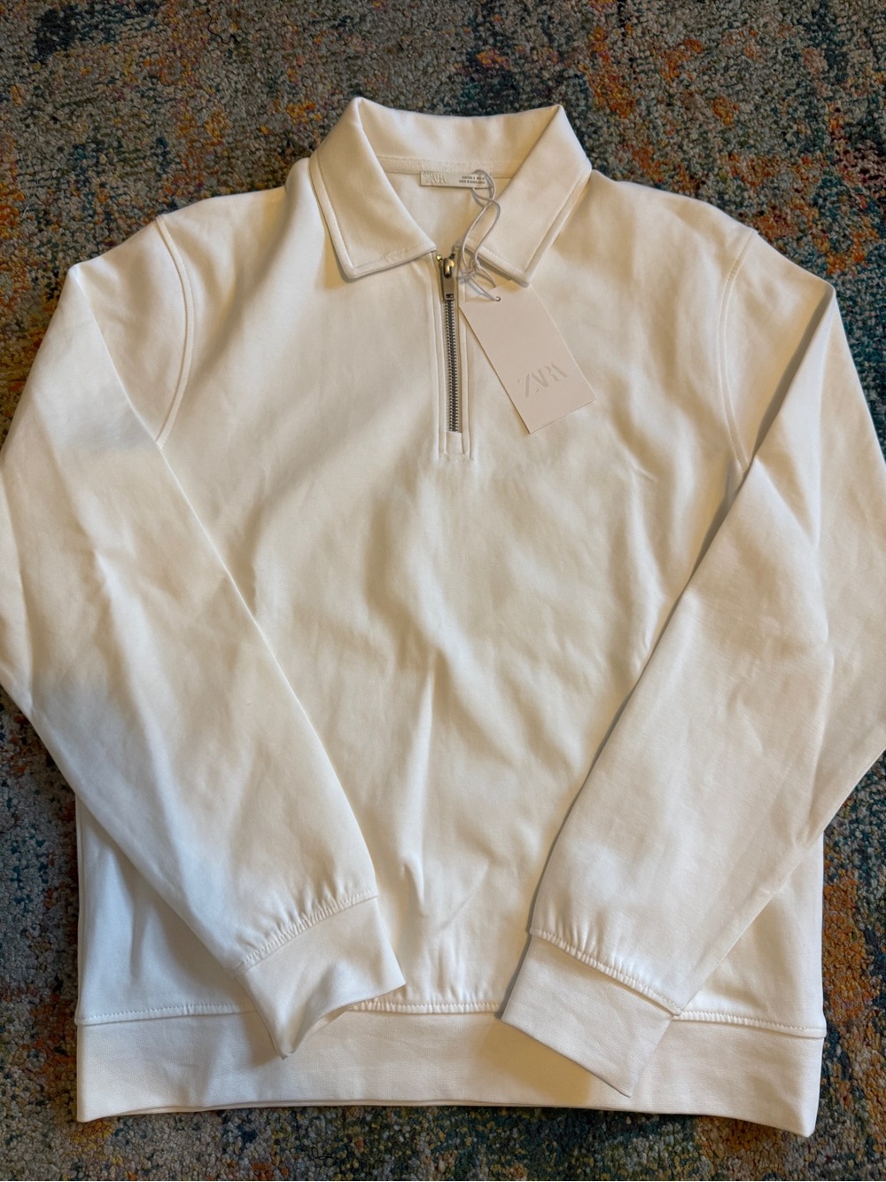 Zara Quarter Zip Polo Sweater